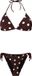 Protest PRTOlea Triangel bikini set Dames Cocoa brown Gestipt