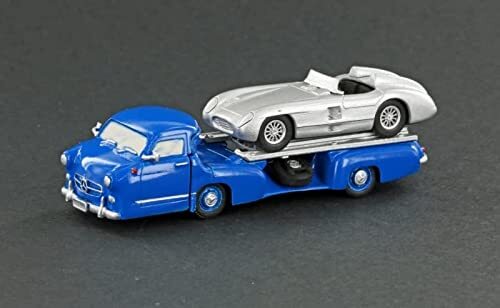 LE Grand Collection LE87310 H0 Mercedes Benz racewagen het wonder blauw + 300 SLR Roadster