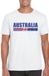 Bellatio Decorations Wit Australie supporter t-shirt voor heren
