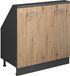 Vicco Rion Kast voor schuine wand – met 2 deuren Artisanaal eiken/antraciet