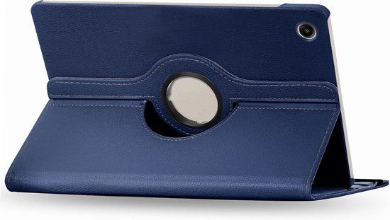iMoshion 360° Draaibare Bookcase - Donkerblauw voor Samsung Galaxy Tab A9 Plus 12.4 inch