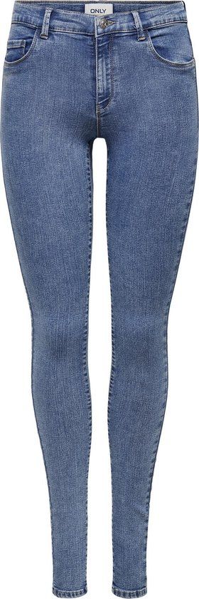 ONLY ONLRAIN LIFE REG SKINNY DNM NOOS Dames Jeans - Blauw - Maat XL