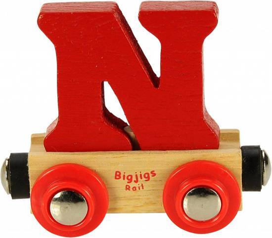 Bigjigs lettertrein N multi