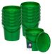 BenBow Seau avec couvercle 1L x10 Vert