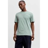 JACK & JONES T-shirt met backprint groen