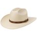 STETSON Edcouch Western chapeau de cowboy chapeau de soleil avec bande en cuir Hommes Printemps Été