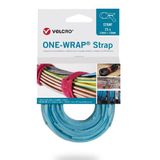 VELCRO® Brand VELCRO® One Wrap® Strap - 20 mm x 230 mm - 25 stuks - Turquoise