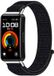 By Qubix Qubix Sport loop nylon bandje - Zwart gemêleerd - Geschikt voor Huawei Band 10 / 9 / 8