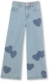 Billieblush U21877 Meisjes Broek Blauw Katoen Dierenprint Regular Fit