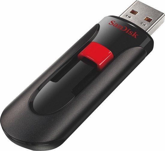 SanDisk Cruzer Glide 128 GB USB 2.0 Zwart