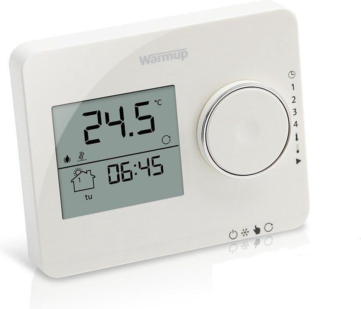 Warmup Tempo Digitale Klokthermostaat - porcelain white - Elektrische vloerverwarming