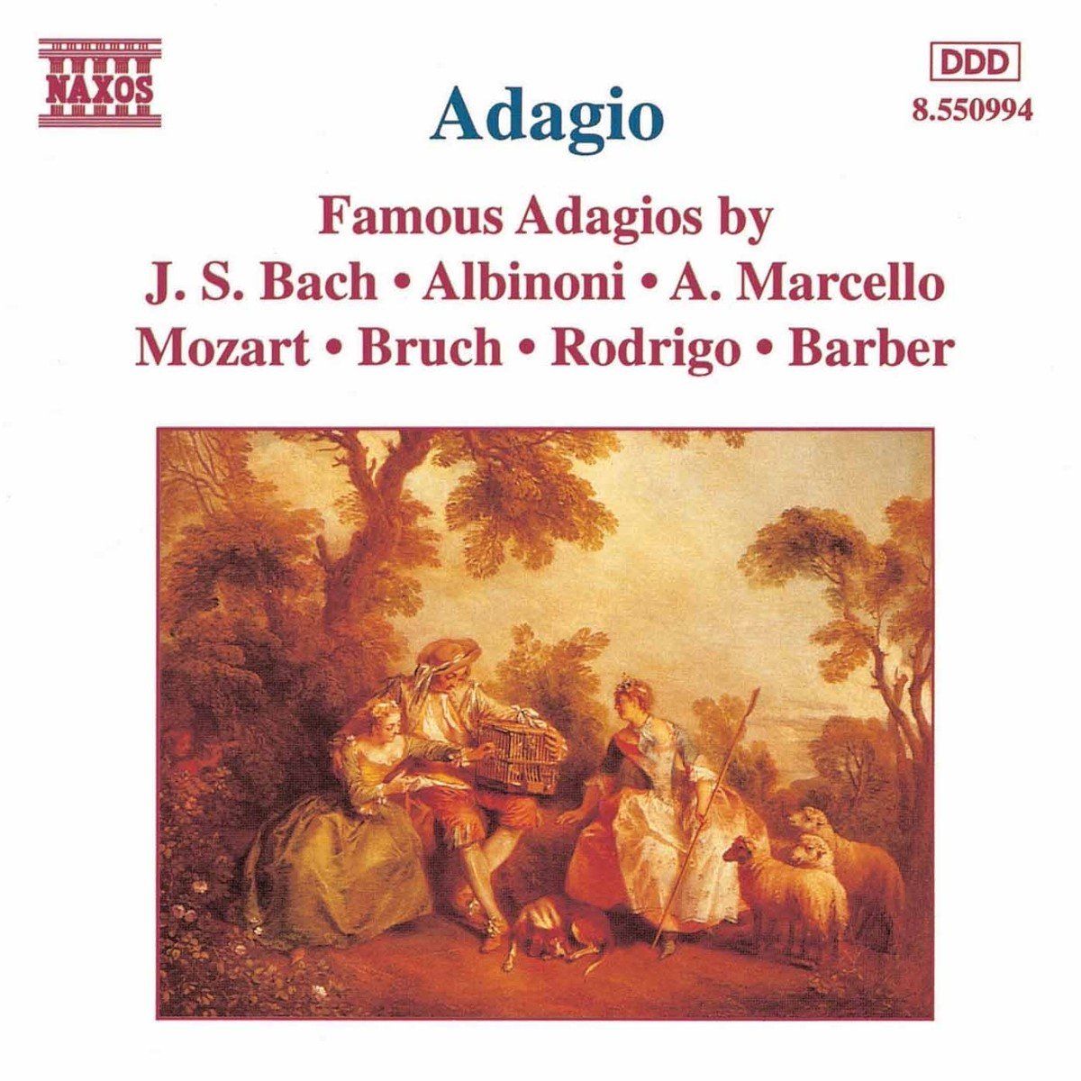 OUTHERE Johann Sebastian Bach, Barber Samuel...: Adagio Famosi - CD