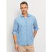 OLYMP Casual Regular Fit Overhemd blauw, Bedrukt