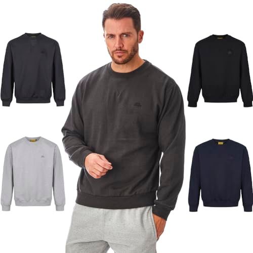 Iron Mountain Men's Recycled Yarn Eco-Friendly Sweatshirt - Charcoal Marl - 4X-Large
