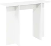 vidaXL Wandtafel Wit 100 x 30 x 75 cm Bewerkt hout
