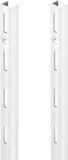 Merkloos Dulimex B.V. 2x stuks Wandrails staal wit 14.5 cm