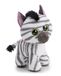 NICI GLUBSCHIS Mankalita de zebra, 15 cm, wit - 63055