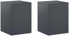 vidaXL Plantenstandaard 2 stuks Antraciet 30 x 30 x 40 cm