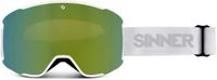 Sinner Snowflake Skibril - Matte White - Unisex - One Size