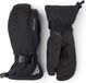Hestra Powder Gauntlet 3 Vinger Handschoen Black 8