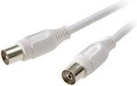 SpeaKa Professional Antenne Aansluitkabel Wit 10 m
