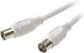 SpeaKa Professional Antenne Aansluitkabel Wit 10 m