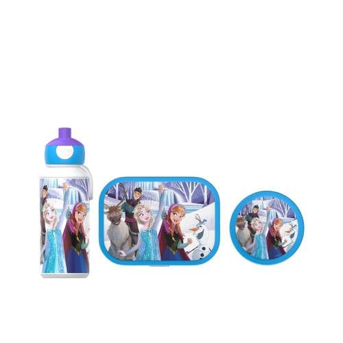 Mepal Lunchset Campus, Lunchbox, Fruitdoos en Pop-Up Drinkfles, Frozen Friends