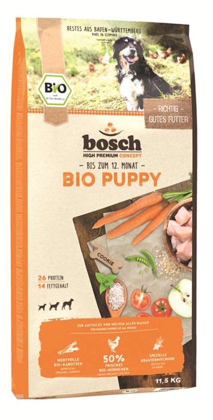 Bosch Bio Puppy Kip & Wortel - 11,5kg