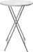 Casaria Statafel Inklapbaar - 60x110cm Metaal MDF Marmerlook - Wit