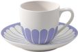 Villeroy & Boch Fleur Couleur Espressotasse mit Untertasse 70 ml - Blau