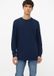 s.Oliver T-shirt met ronde hals, korte mouw, extra korte lengte, aansluitende pasvorm, navy, 3XL