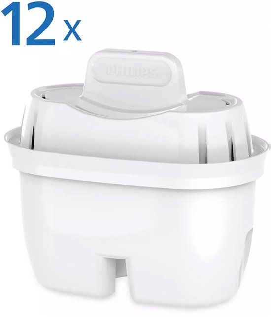 Philips AWP213/10 – waterfilter cartridge – 12 stuks – X-Guard – Wit