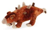 Keel Toys dinosaurus Ankylosaurus - 26 cm - Rood / Bruin