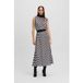 Karl Lagerfeld Robe plissée Chevron Noir/blanc/rose Chevron Taille : 44