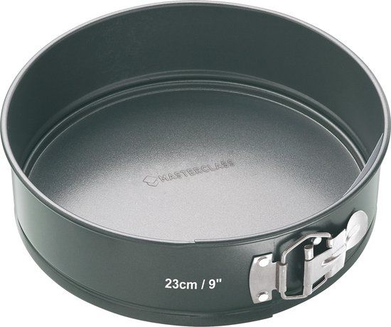 Masterclass Springvorm - 23 cm - Met antiaanbaklaag - Losse bodem - Grijs