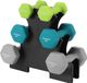 Songmics Set de haltères 1, 2, 3 kg Gris Vert
