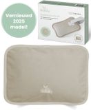 Babily Elektrische kruik met fluweelzachte hoes - Beige