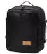 Ferocity Handige Rugzak voor op Reis 40x25x20 cm Multifunctioneel - Handbagage Koffer - Polyester - Zwart