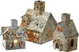 LOBERON Windlicht set van 3 Granstad antiekgrijs