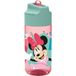 p:os Disney Minnie Mouse drinkfles voor kinderen, waterfles met geïntegreerd rietje, inhoud ca. 360 ml, lekvrij, voor school, sport en vrije tijd
