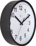 NeXtime nXt Robust Wandklok - 25,5 cm - Kunststof - Zwart/Wit