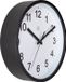 NeXtime nXt Robust Wandklok - 25,5 cm - Kunststof - Zwart/Wit