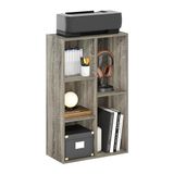 Furinno Luder 5-Cube omkeerbare open plank, Frans eiken