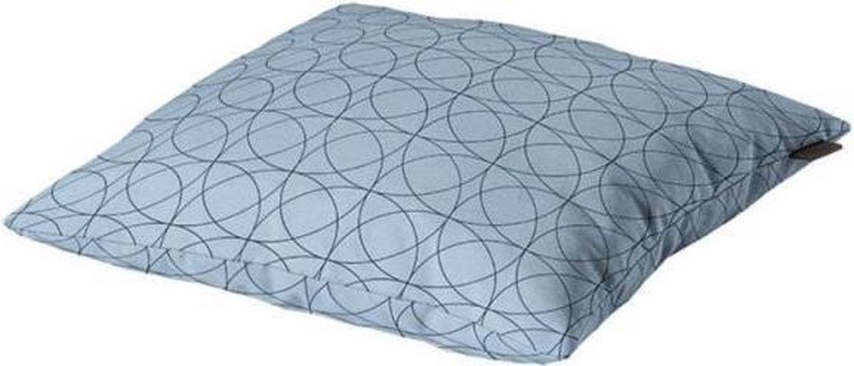 Madison sierkussen 45x45 cm Circle blue - Katoen - Blauw