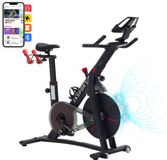JASPORT S3 Hometrainer en Spinningfiets voor Thuis – Magnetische Weerstand, 7,5 kg Vliegwiel, Bluetooth, Kinomap & Zwift – Zwart