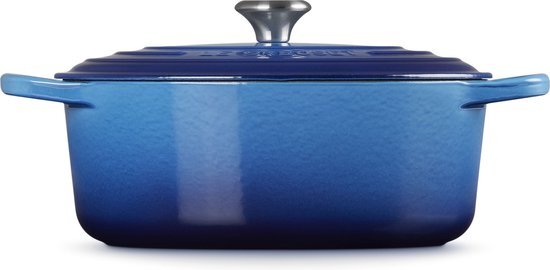 Le Creuset Braadpan Ovaal Signature Azure - &#248; 27 cm / 4.1 liter