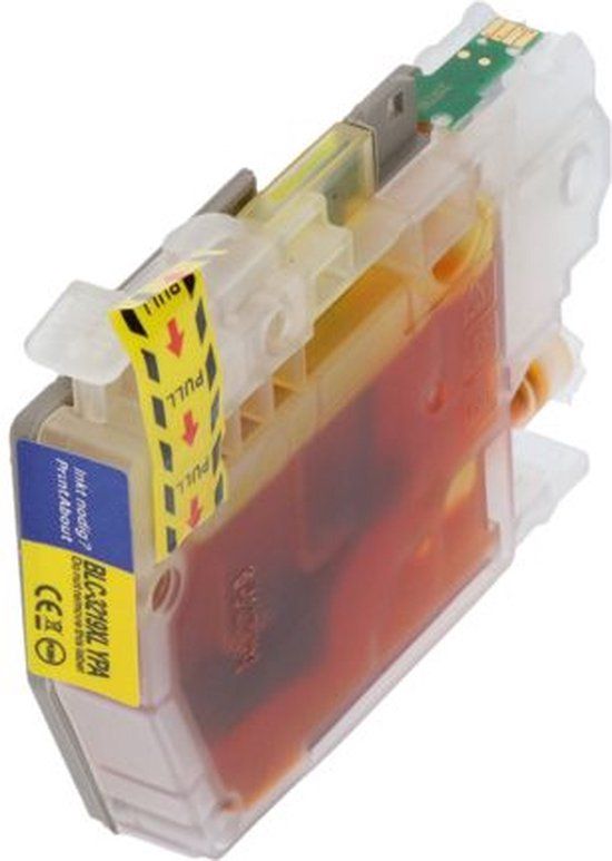 PrintAbout Huismerk Brother LC-3217Y Geel XL Inktcartridge