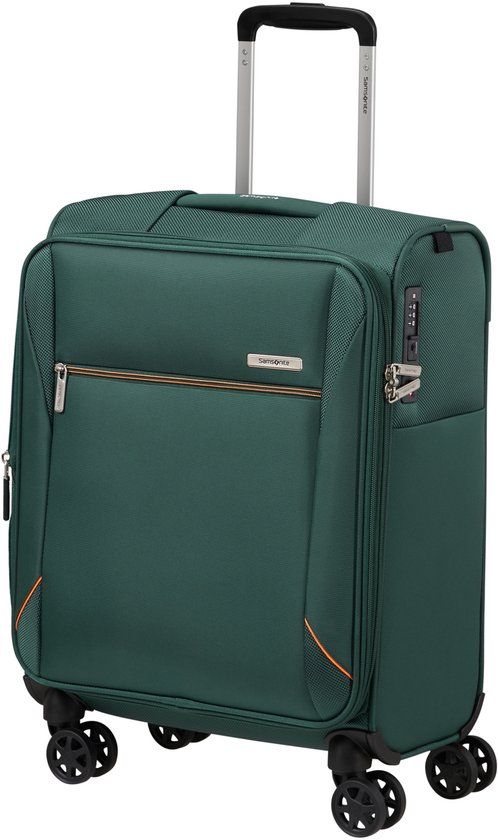 Samsonite Koffer - Base Breeze spinner 55/23 handbagage uitbreidbaar - Dark Green