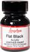 Angelus Acrylic Leather Paint - Flat Black - 29.5ml