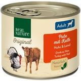 REAL NATURE Adult Kalkoen met kalf 12x200 g